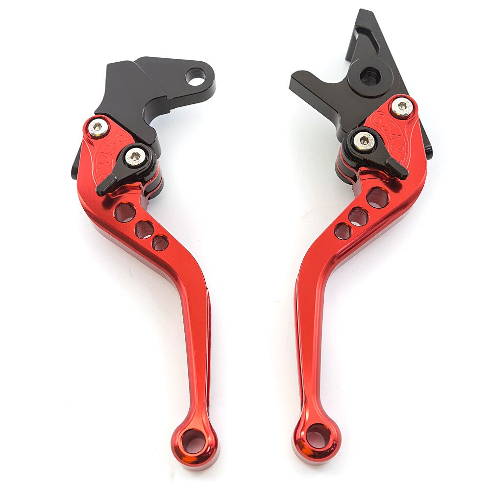 For FB Mondial Pagani 300 125 HPS 125 300 HPS125 HPS300 Motorcycle Accessories CNC Aluminum Adjustable Brake Clutch Levers: 147mm Red