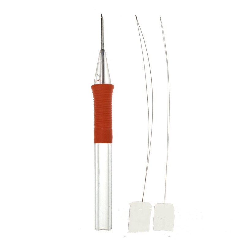 1PC Plastic Punch Needle Embroidery Pen Set Adjustable Punch Needle Weaving Tool Interchangeable Punch Needle Sewing Accessories: Style 2