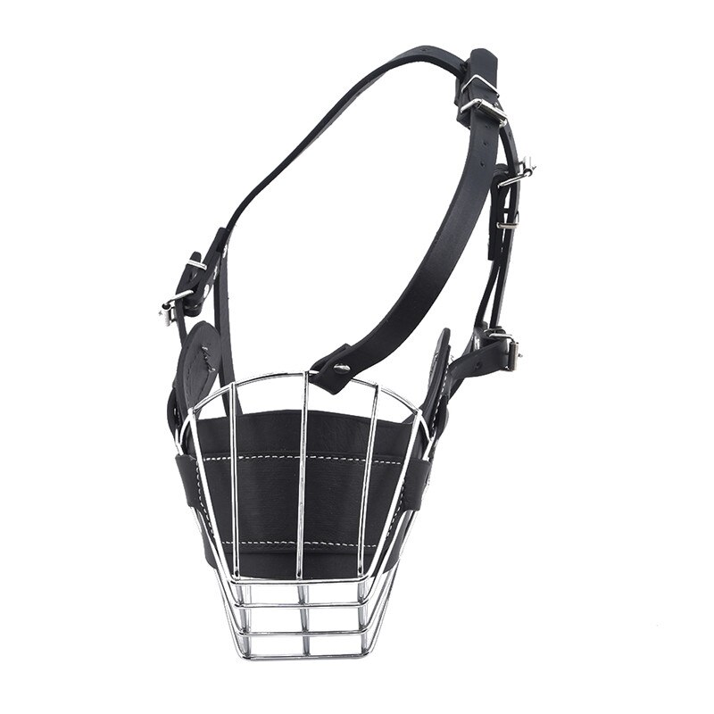 Pet Anti-Call Masker Metalen Draad Mand Hond Grote Hond Pitbull Bull Terrier Bark Muilkorf Pet Accessoires