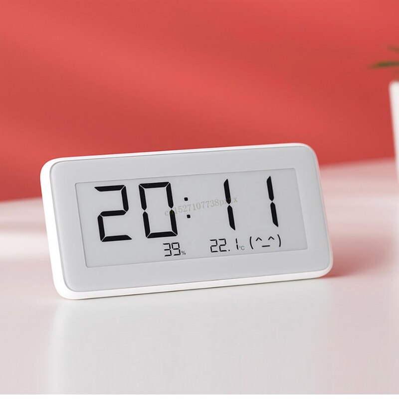 Reloj digital inteligente Xiaomi Mijia BT4.0, reloj electrónico inalámbrico, termómetro, LCD, medidor de temperatura, para interior y exterior