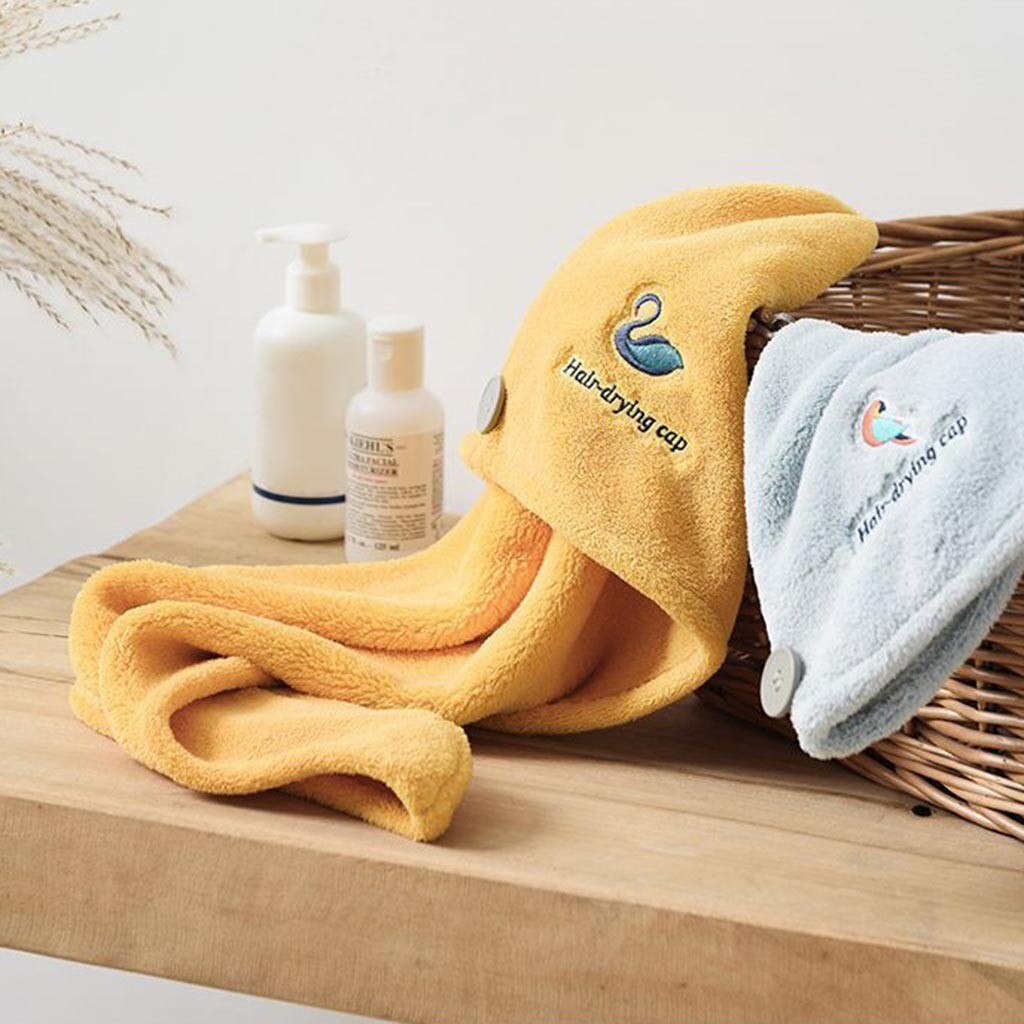 Asciugamano per capelli magico in velluto corallo cappello in microfibra turbante ad asciugatura rapida per bagno doccia assorbente piscina cuffia lavabile in lavatrice 19nov27