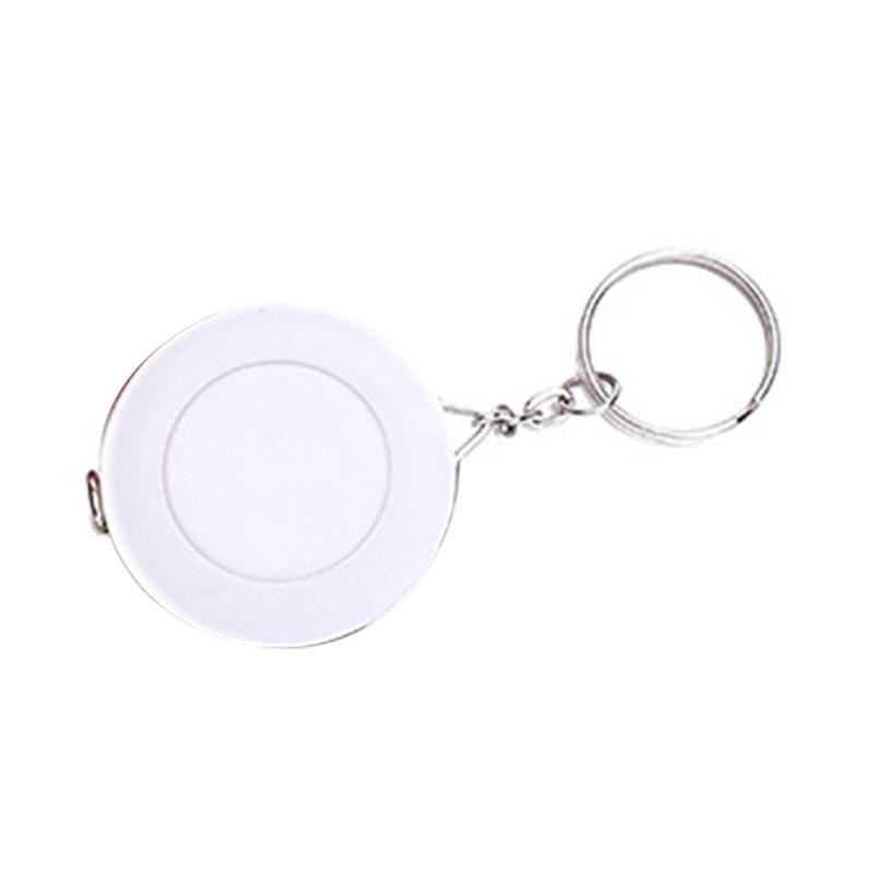 Portable Retractable Ruler Centimeter/inch Tape Measure Mini Keychain Ruler B85C