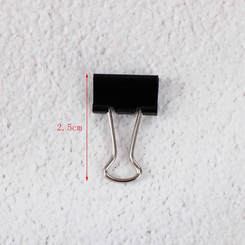 Clips de Metal para encuadernación de fotos, archivador de notas, papel de carta, papelería, suministros de encuadernación de oficina, 12 Uds.: Default Title