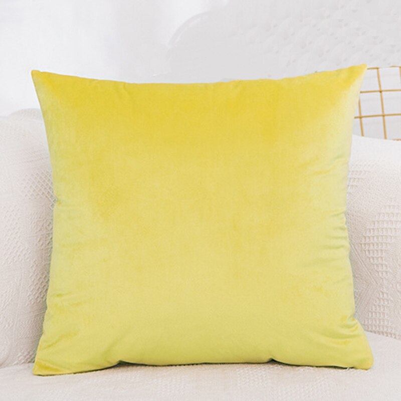 Velvet Cushion Cover Pillowcase Solid Color Pillow Case Decor Sofa Throw Pillows Room Pillow Cover Decorative 60x60: 16