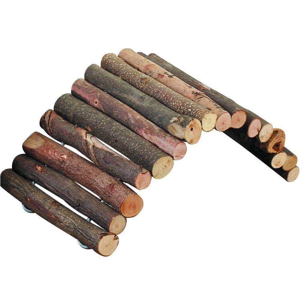 Non Toxic Hamster Training Tool Scorpions Escape House Pet Toy Eco-friendly Durable Turtle Chew Safe Molar Ladder Wooden Fence