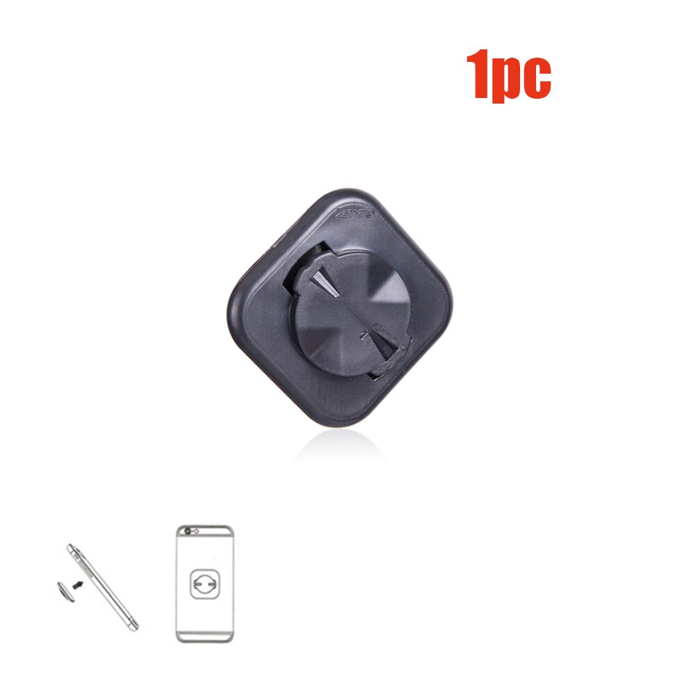 Sykkel sykkel mobiltelefon klistremerke feste telefonholder ridning sterk limstøtte stå tilbake knapp lim vertshus adapter til garmin: 1pc telefonholder