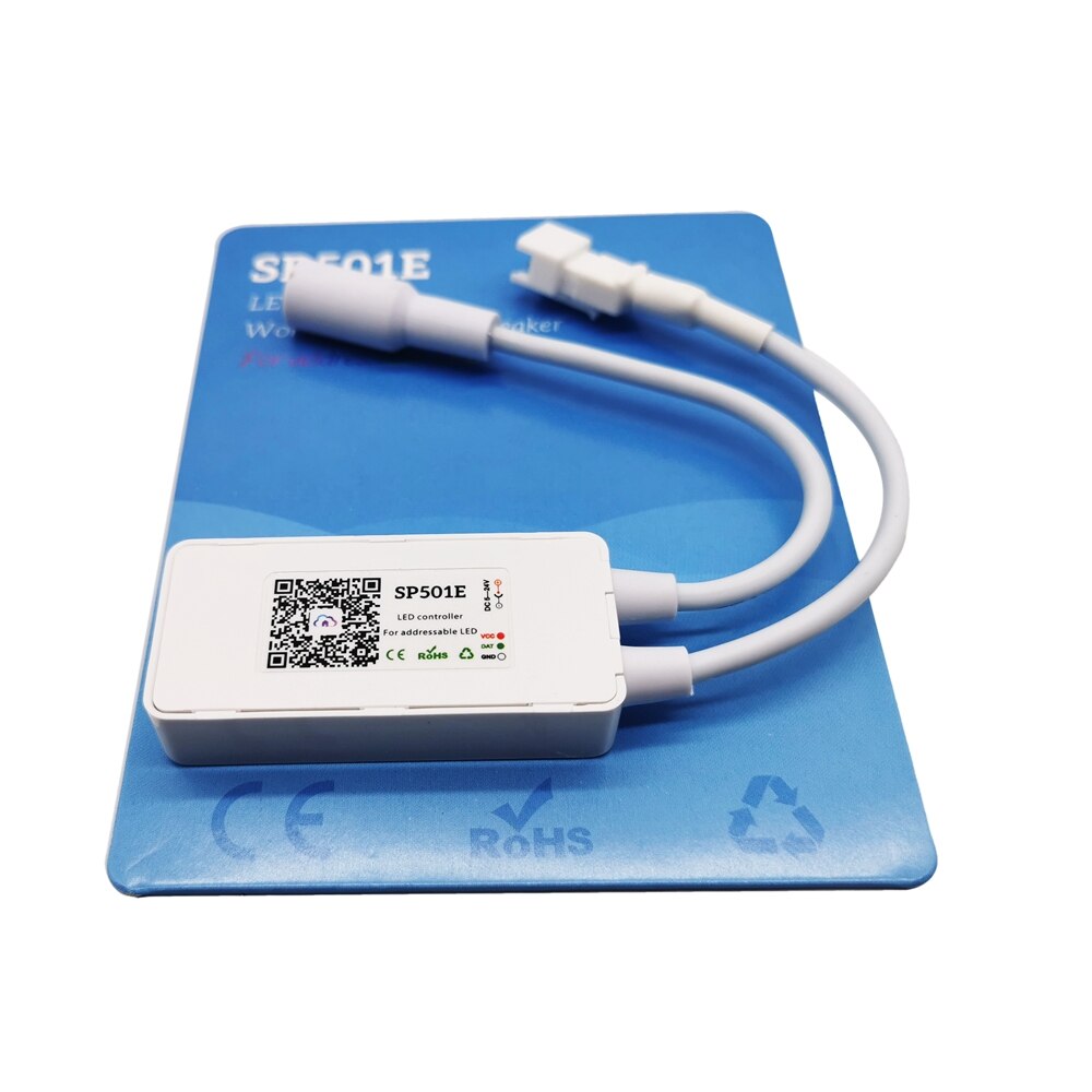 Smart Wifi Muziek Bluetooth Controller SP105E/SP106E/SP107E/SP108E/SP110E Voor WS2812 SK6812 WS2811 Adresseerbare Led rgb Tape Strip: SP501E