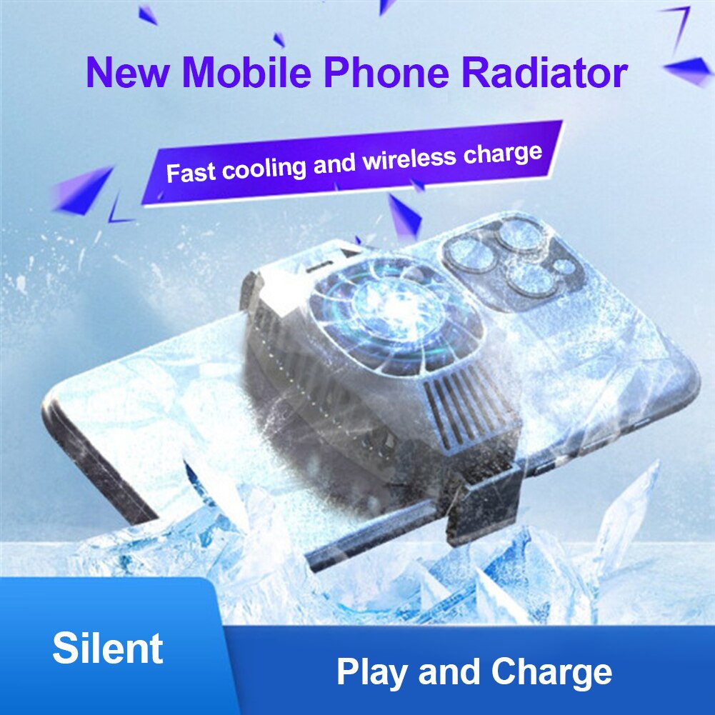 USB C Mobile Phone Cooling Fan Radiator for Smart Phone Gamepad Portable Universal Cooler System Gaming Heat Sink