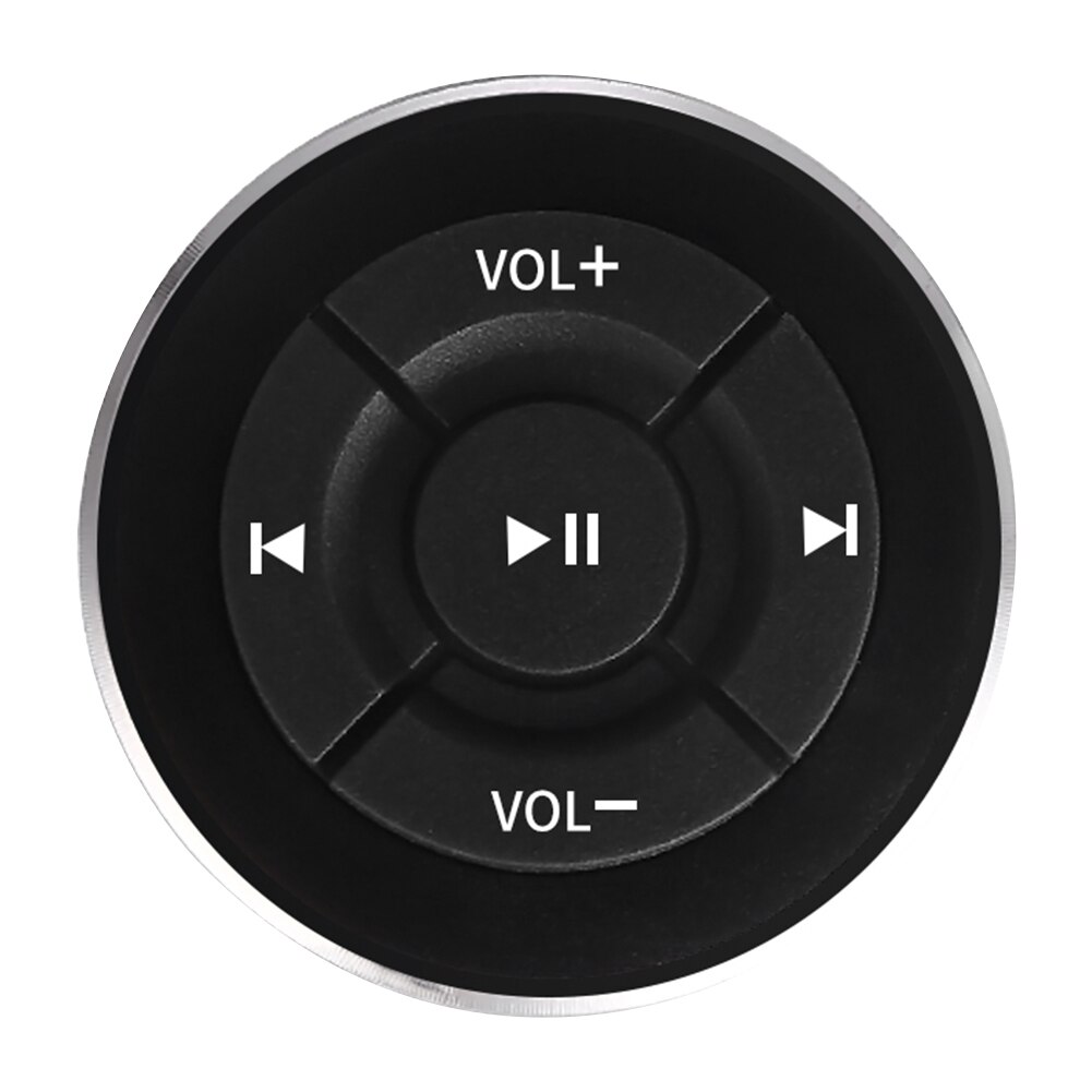 Motorsykkel ratt musikk spille fjernkontroll trådløs bluetooth 3.0 media knapp bil for ios/android bil elektronisk