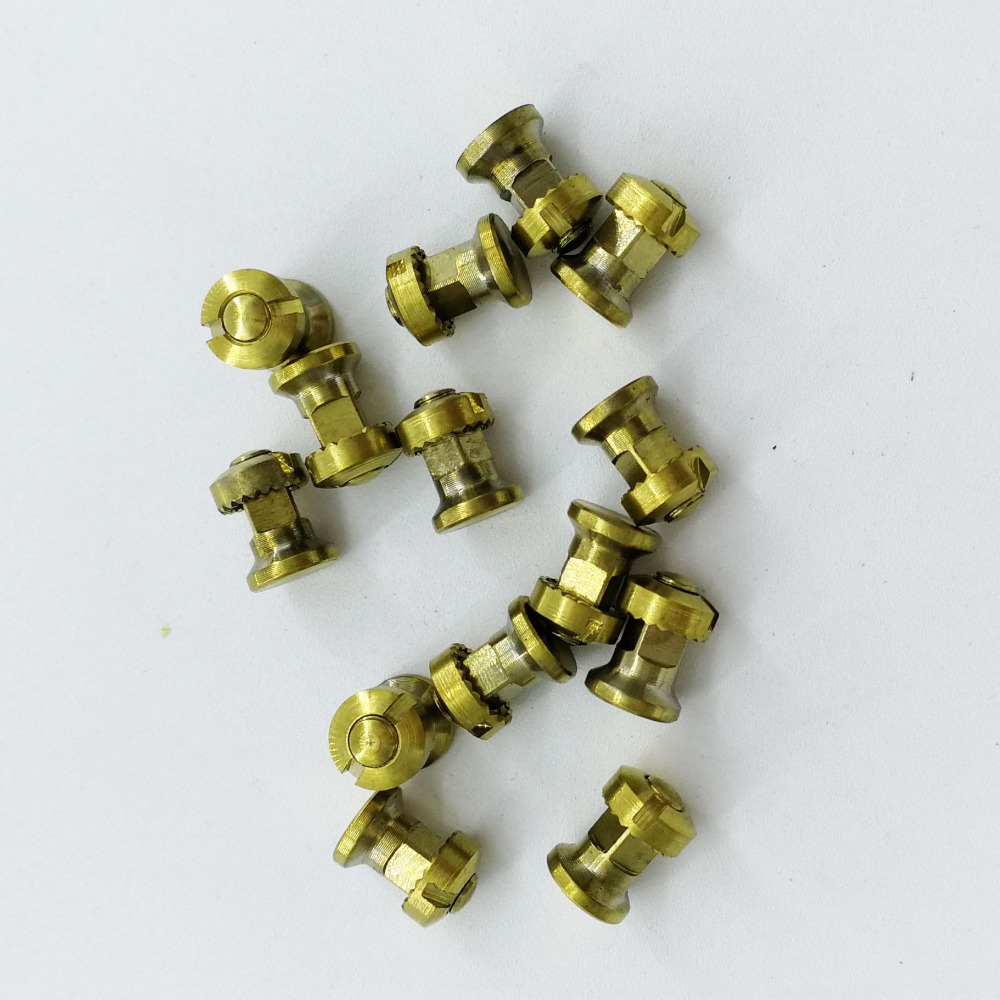 5/20/100 stks/pak 6mm Haar schaar vervangende onderdelen set van schaar schroef systeem met wasmachine