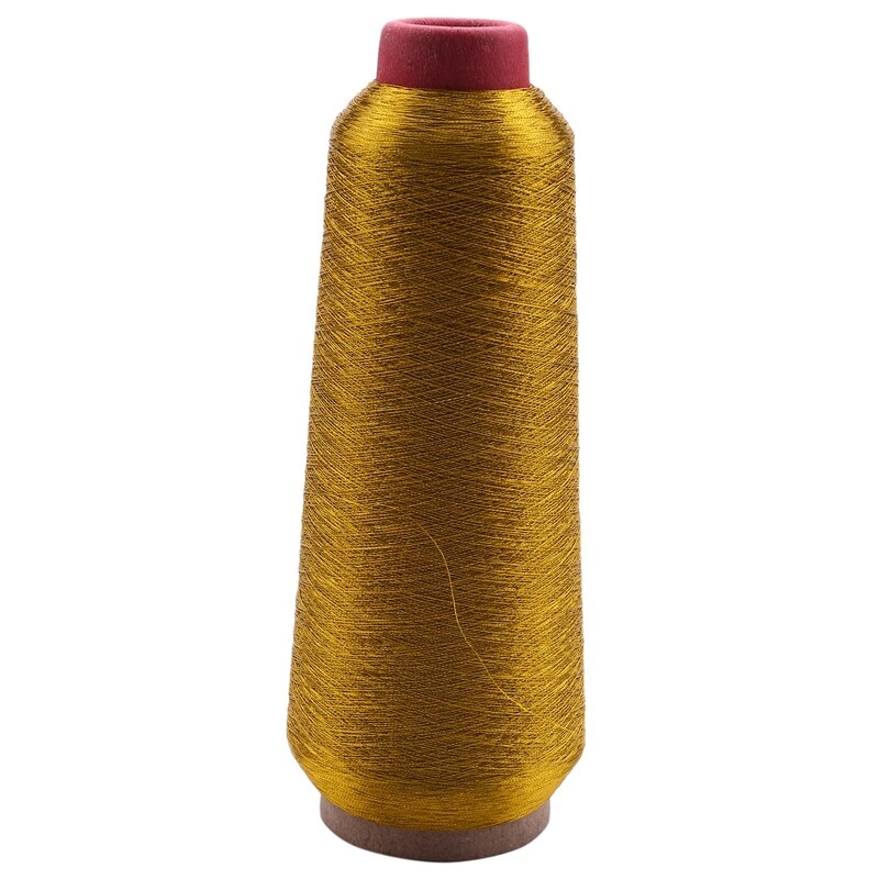 Gold/Silver Computer Cross-stitch Embroidery Threads 3000M Sewing Thread Line Textile Metallic Yarn Woven Embroidery Line: Gold
