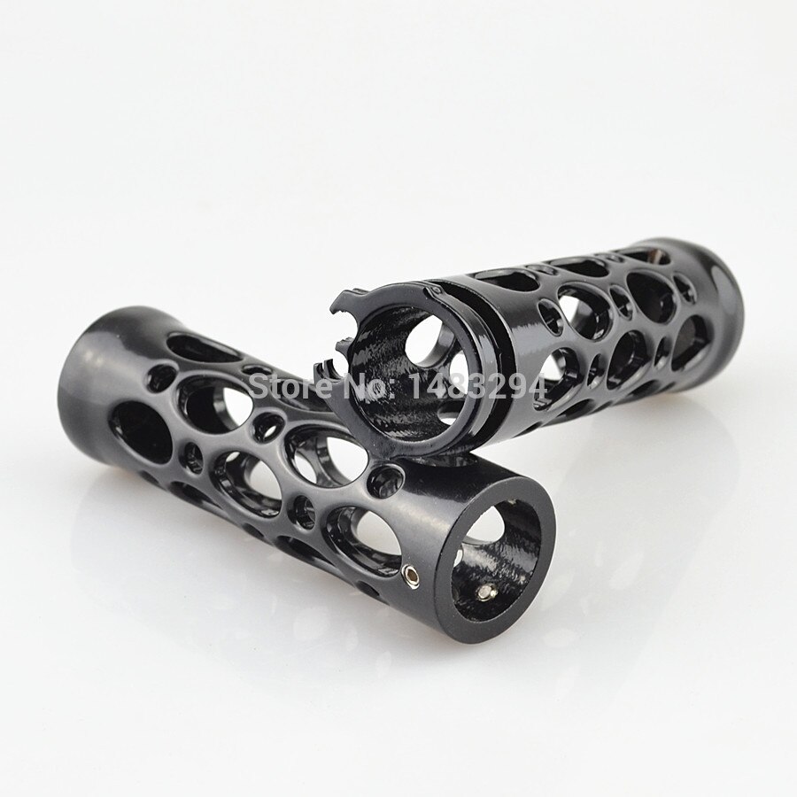 1 "Inch 25 Mm Motor Black Stuur Hand Grips Case Voor Harley Davidson Cruiser Chopper Honda