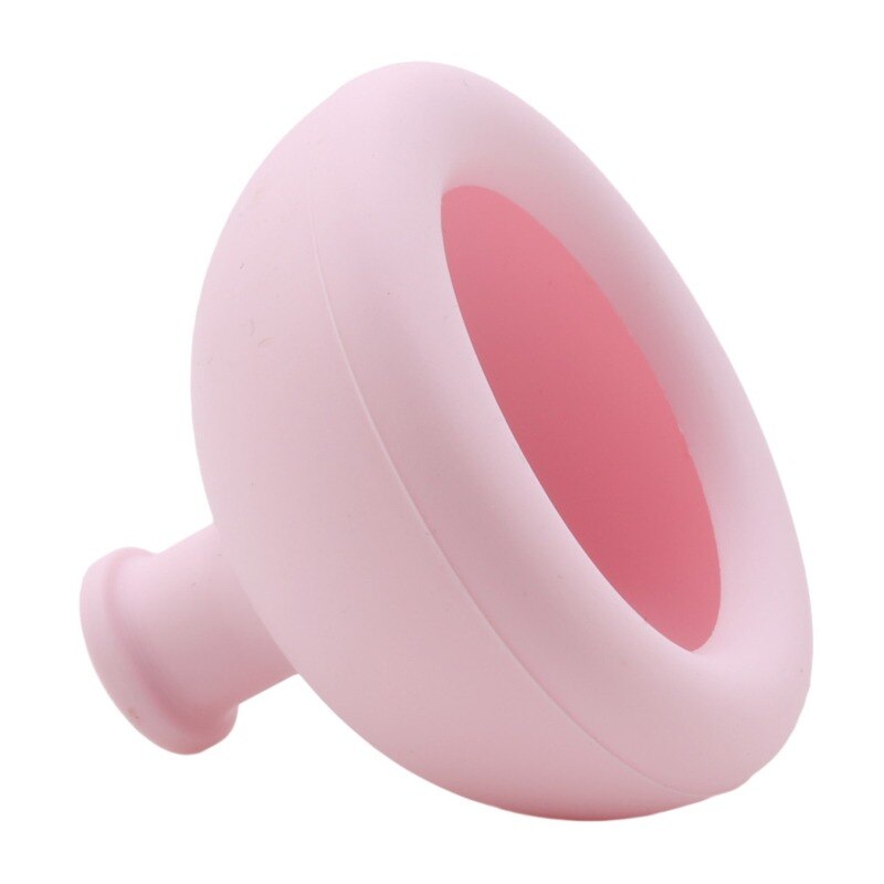 1 Pc Safe Kids Baby Draagbare Siliconen Sputum Cup Terug Tikken Massage Slijm Hoest Klepel Gezondheidszorg Tool: Pink