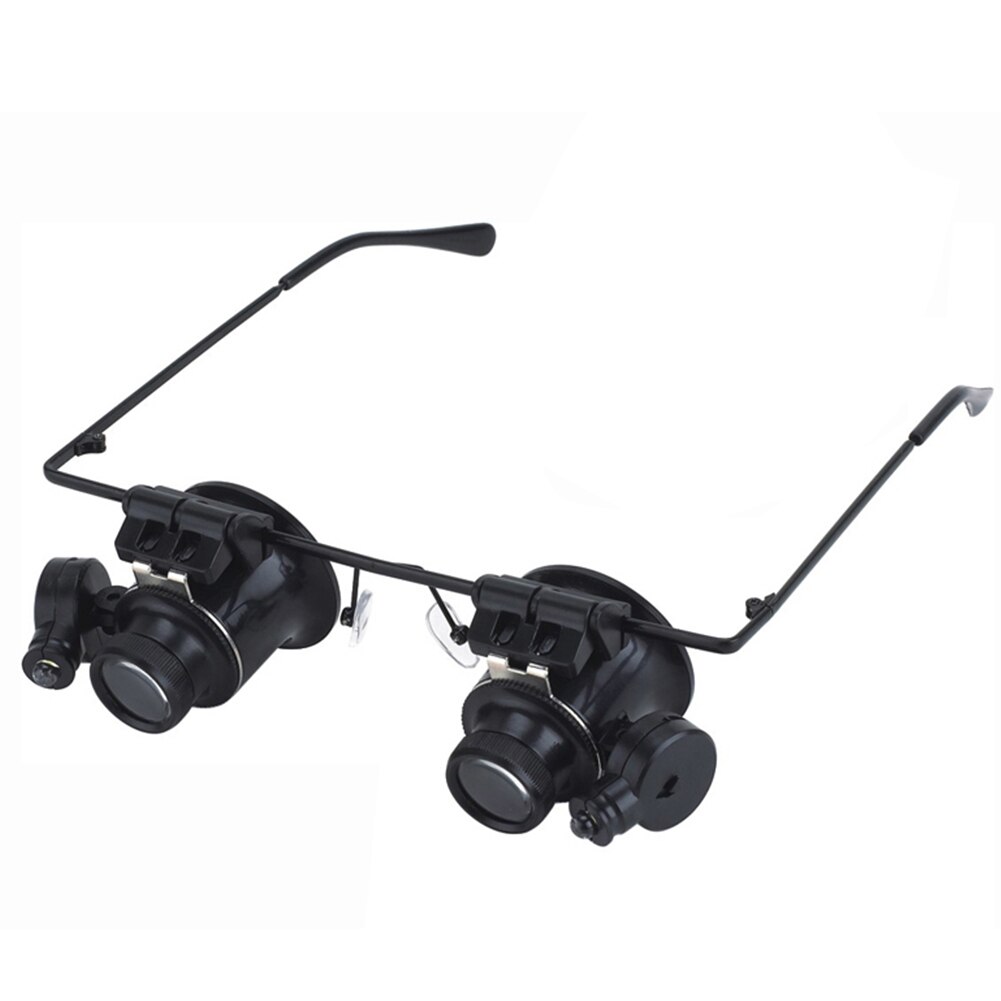 8X/15X/23X Lens Head Wearing Magnifier Glasses Loupes with LED Portable Observation Magnifying Eyewear набор инструментов: 20X