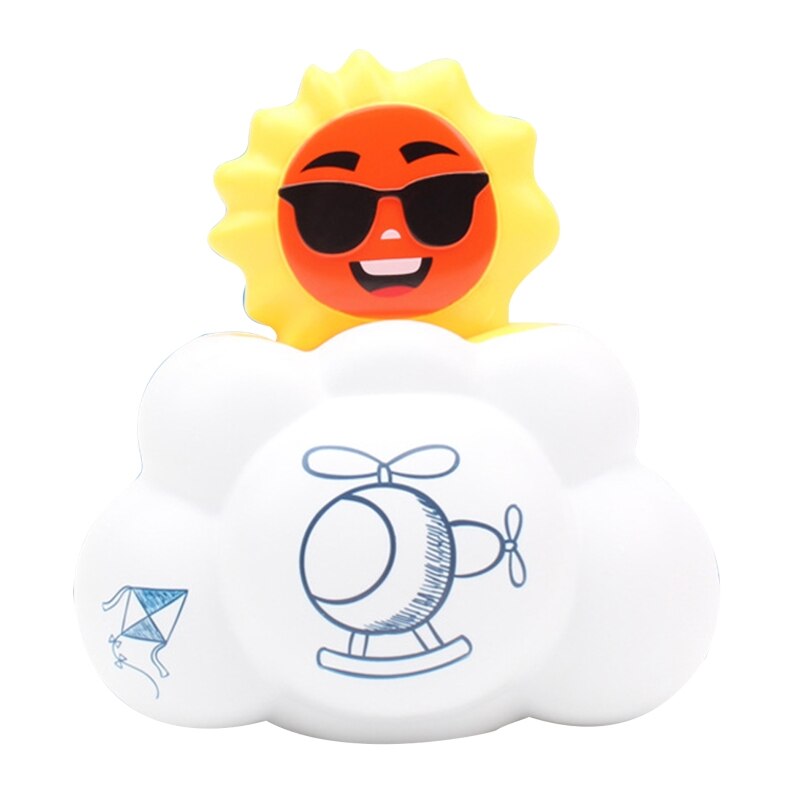 Opblaasbare Cloud Speelgoed Zwembad Spray Water Speelgoed Voor Zwembad/Game Reizen/Zwemmen Lichtgewicht Beregening Douche Gameset: A