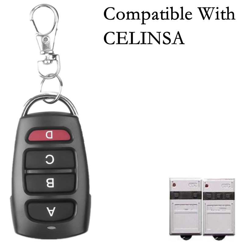 Celinsa 433Mhz Deur Afstandsbediening Compatibel Model SAW1 SAW2 SAW3 Garagedeur Controller Copier Handheld Zender Vaste Code