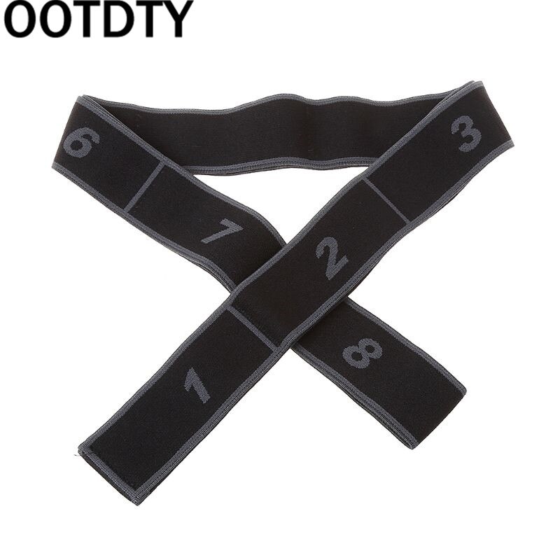 Children Latin Dance Training Bands Pilates Yoga Stretch Fitness Elastic Band: Gray