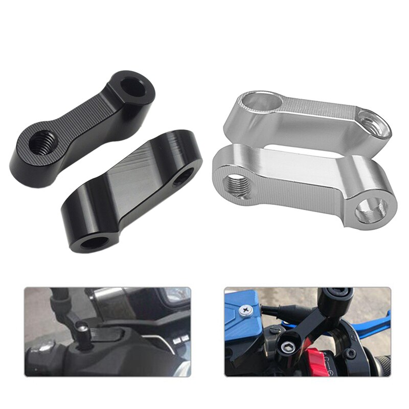 Spiegel verlengstuk riser adapter verticale verlengspiegels verlengstuk adapter bouten maat 10mm voor  mt09 mt-07 fazer fz -09 v- max 1700 s