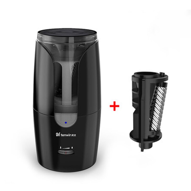 Tenwin Elektrische Bleistift Spitzer Automatische Mechanische Bleistift Spitzer Dicken/Feine Feder/Spitze Einstellbar Schüler Skizze Zeichnung 8028: 8028-Schwarz-mit-5058