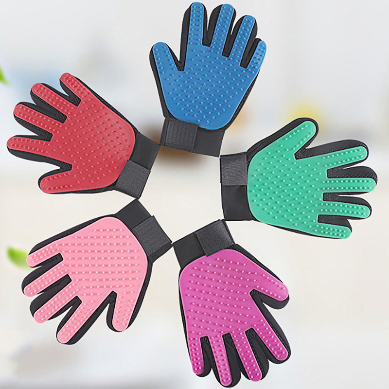 Lush cat to hair brush, grooming gloves, grooming and massage, pet cleaning supplies, pet gloves