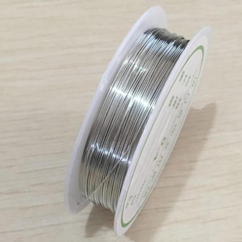 1Roll drut aluminiowy ocena biżuteria dla DIY bransoletka naszyjnik elementy do wyrobu biżuterii akcesoria 0.2/0.3/0.4/0.5/0.6/0.8/1.0mm