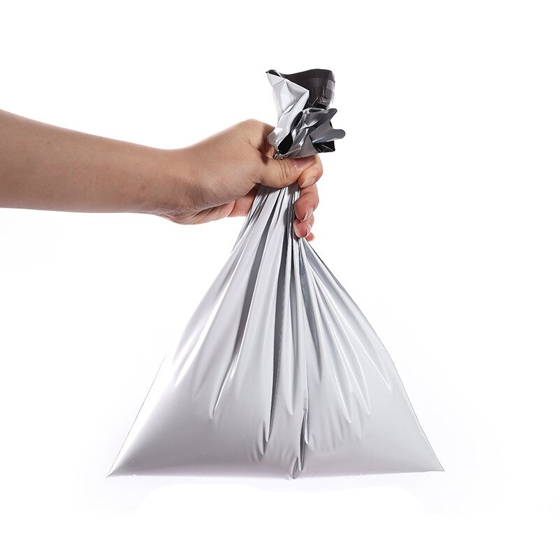 50 stuks/partij witte verzendzakken 14 maten poly mailer waterdichte verzendzakken zelfklevende koeriersopslagzakken