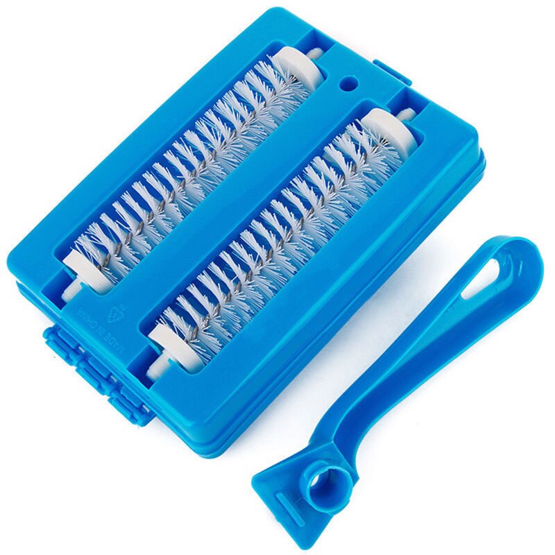 Tapijt Tafel Borstel Plastic Handheld Crumb Veegmachine Slaapbank Borstel Dirt Cleaner Collector Roller Voor Thuis Cleaning Tools Willekeurige