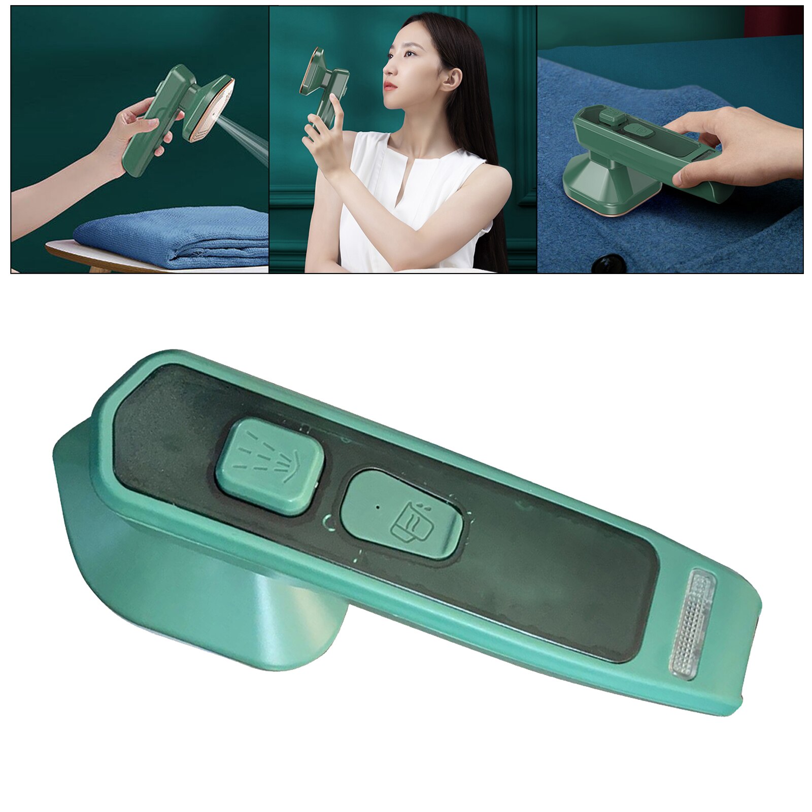 Portable Handy Electric Heat Pressing Iron for Clothes DIY T Shirts Hats Trousers, EU Plug