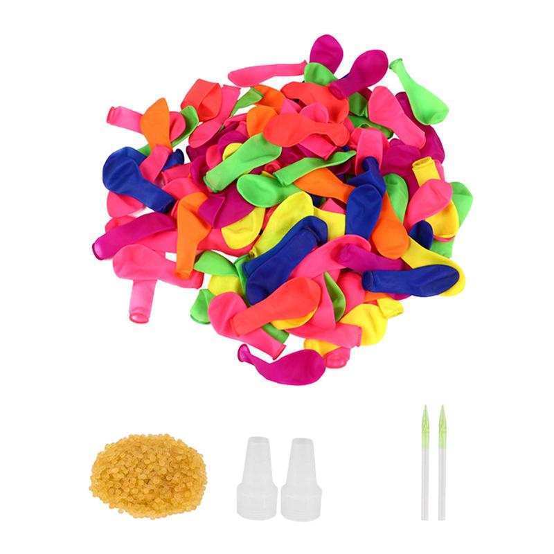 1 Set Portable Interesting Lightweight Colorful Rubber Balloons Fast Injection Balloons