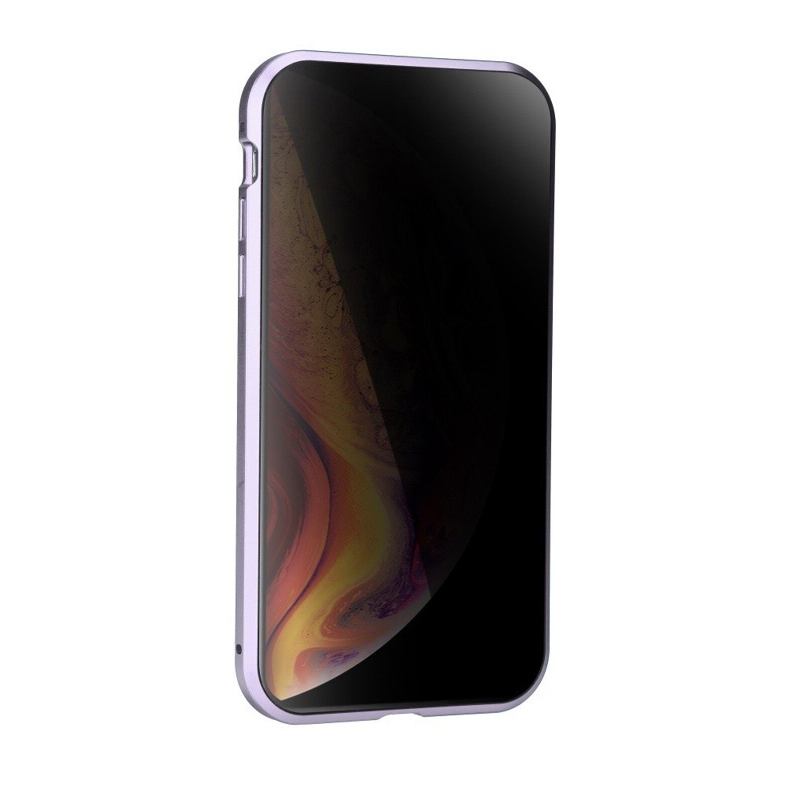 Anti-Val Iphone Case 360 ° Magnetische Adsorptie Anti-Zie Privacy Dubbele Case Cover Voor Iphone 12Promax: PP