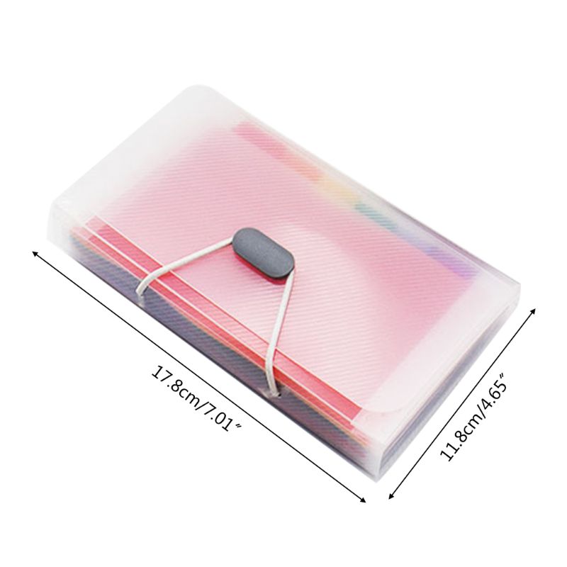 A6 Datei dokumentieren Tasche Mini Kassenbon Datei 13 Gitter Beutel Mappe Sekretariat Lieferungen dokumentieren Organizer