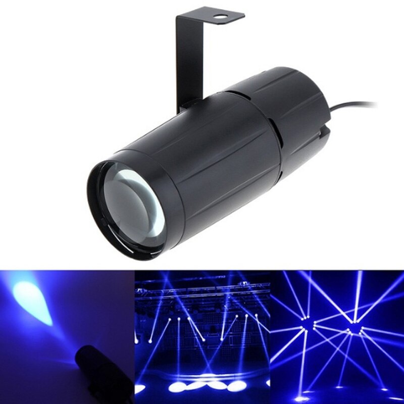 Projecteur de lumière LED Pinspot 5W, lampe Super brillante, boules de miroir, effet d'éclairage de scène Disco DJ pour fête KTV DJ