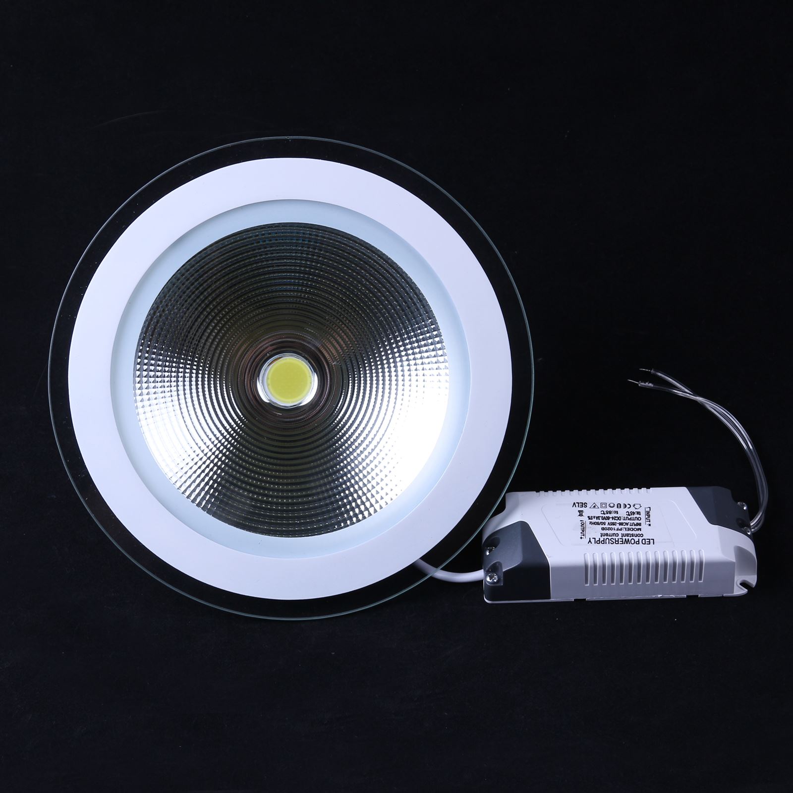 1 st LED Panel Licht Ronde Ultra Downlight AC 85-265 v LED Plafondlamp Voor Binnen Badkamer Verlichten lampjes