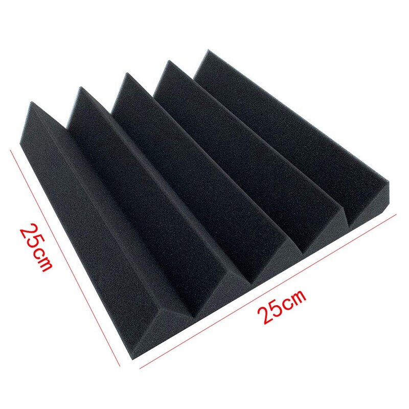 2Pcs 3D Soundproof Sponge Sticker,Five Slots Acoustic Foam Panel Stop Absorption Studio Ktv Sound for Home Decor Art Bedroom Bat