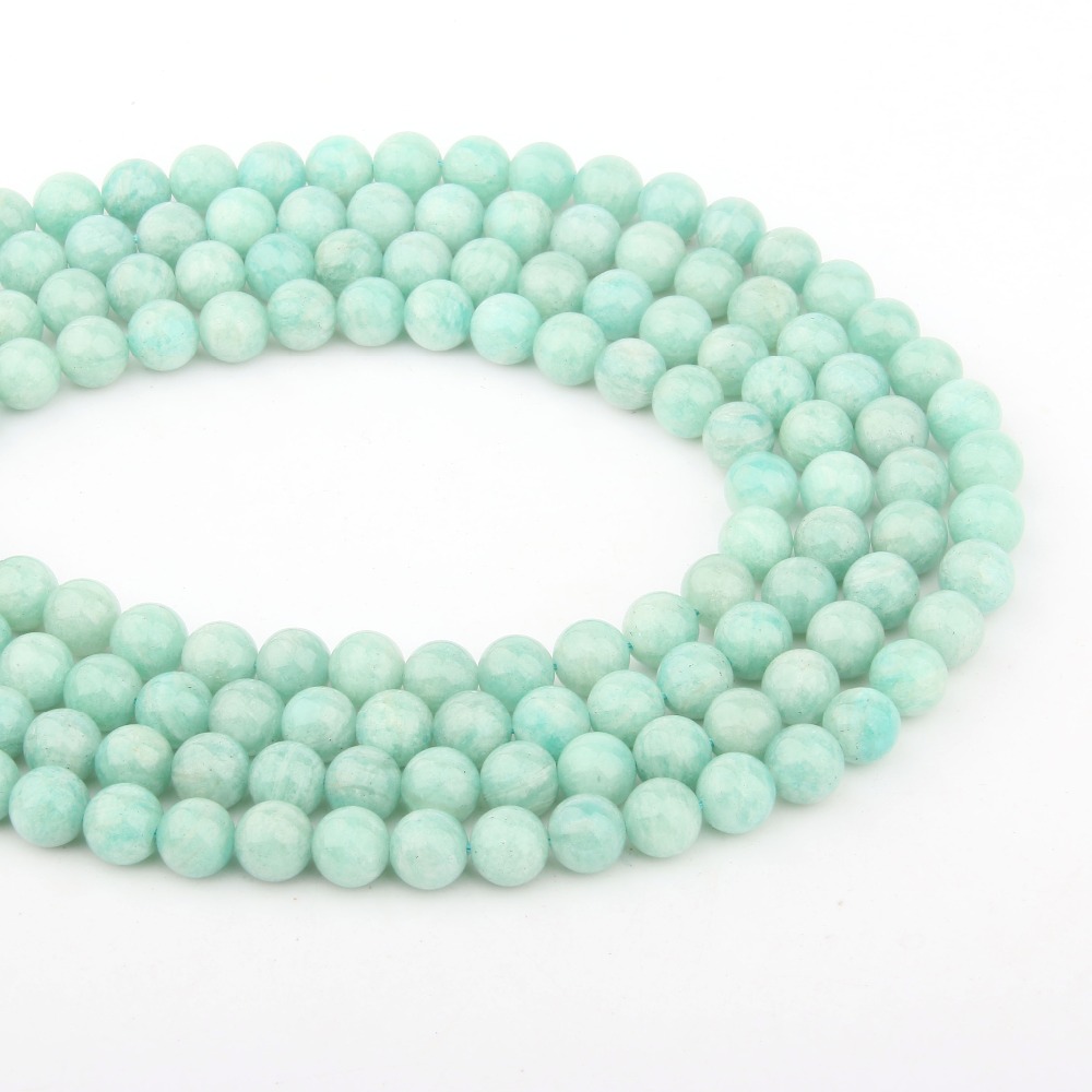 Naturstensperler indisk agat amazonit unakit sten 4/6/8/10/12mm løse perler til smykkefremstilling halskæde gør-det-selv armbånd: Hvid / 2mm