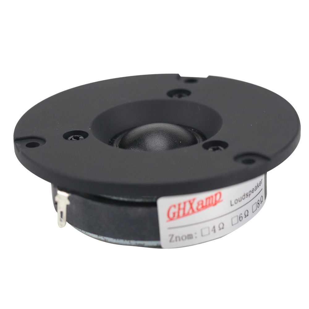 GHXAMP 3 Inch 6OHM 40W Tweeter Speaker Unit Dome HIFI Silk film Home theater Ultra-high Treble Tones Loudspeaker 87DB 18KHz 2PC