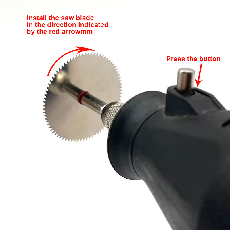 Mini hoja de sierra Circular, disco de corte eléctrico, herramienta rotativa para cortador de Metal Dremel, herramienta eléctrica, discos de corte de madera, 6 uds.
