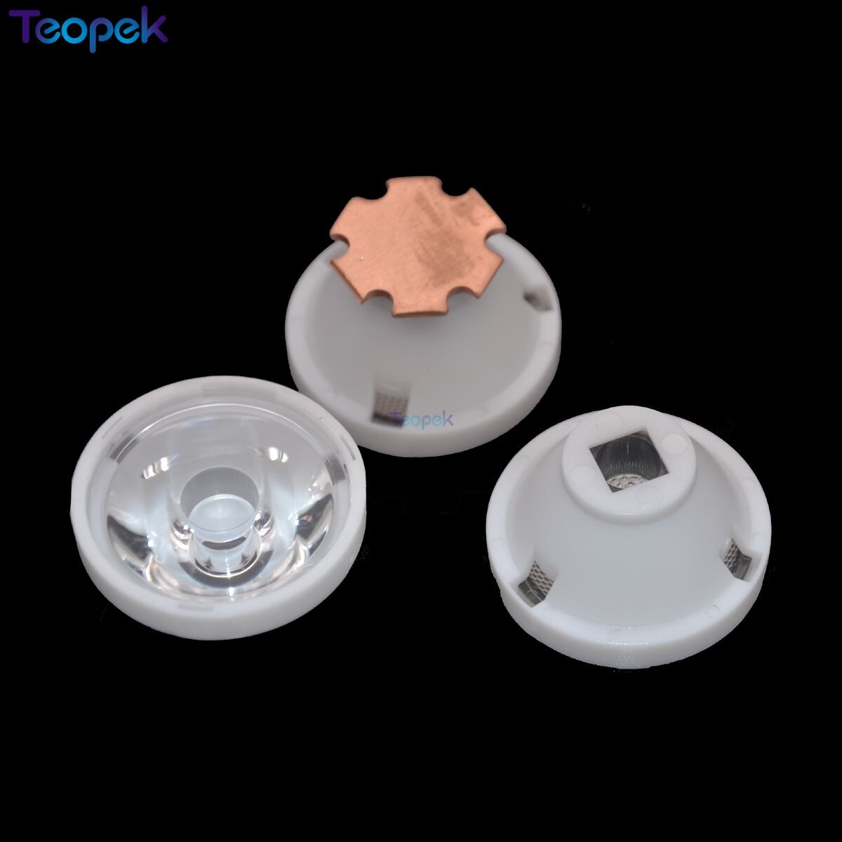 5 uds 32,5mm Led lente 5 grados 25 grados para Cree XML XHP50 5050 XHP70 XHP70.2 MK-R MKR MCE 7070 grado óptico PMMA Led lente