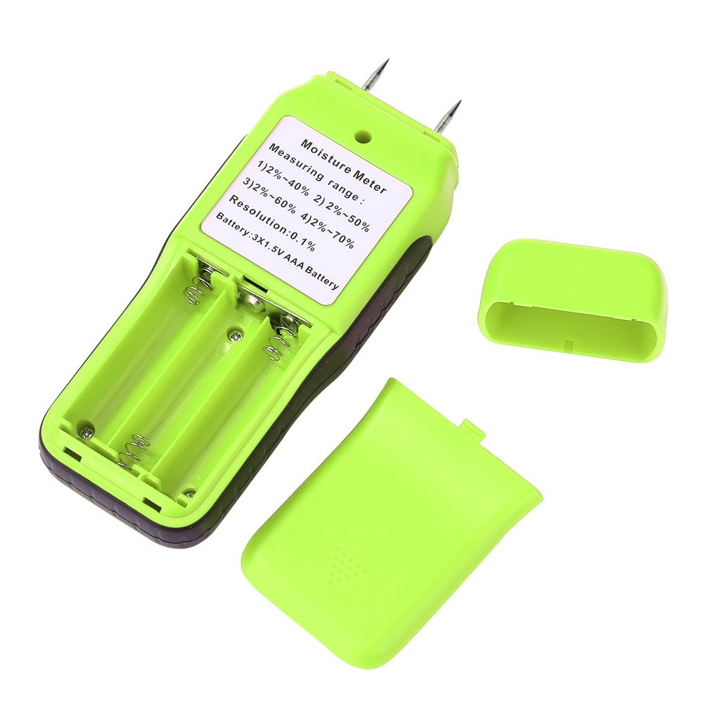 Wood Moisture Meter Humidity Tester Timber Damp Detector Paper Digital Wall Moisture Analyzer Range 2%~70%