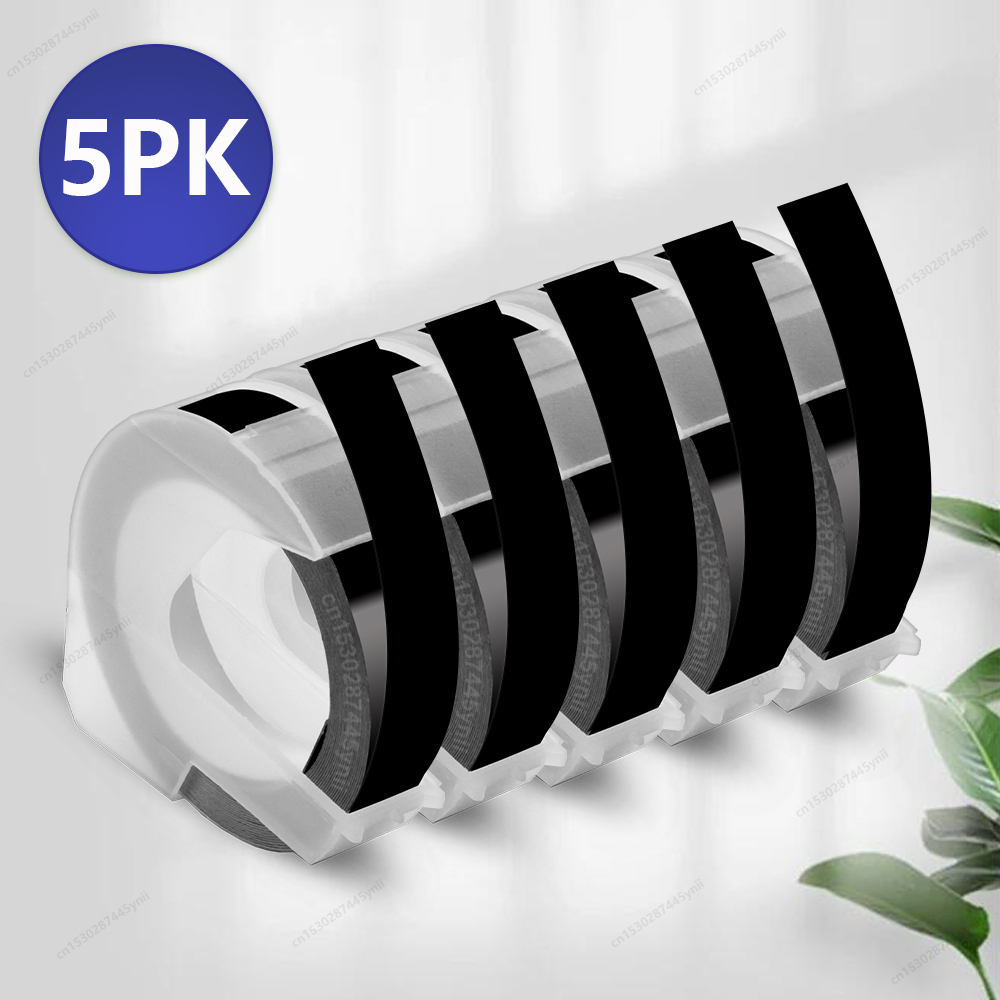 5/10/20 Stück Dymo 3D-Prägeband, kompatibel mit Dymo 12965 1610 Motex E101 B90 Etikettendrucker, selbstklebendes Dymo 3D-Etikettenband: C