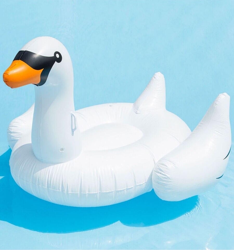 Flotador cisne GIGANTE hinchable Piscina playa Colchon colchoneta