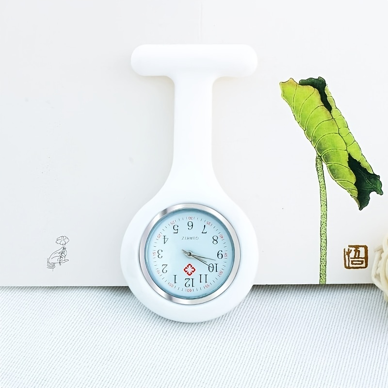 1pc silikone sygeplejerskeur enkelt, moderigtigt, sødt vægur sygeplejerske lommeur geléur