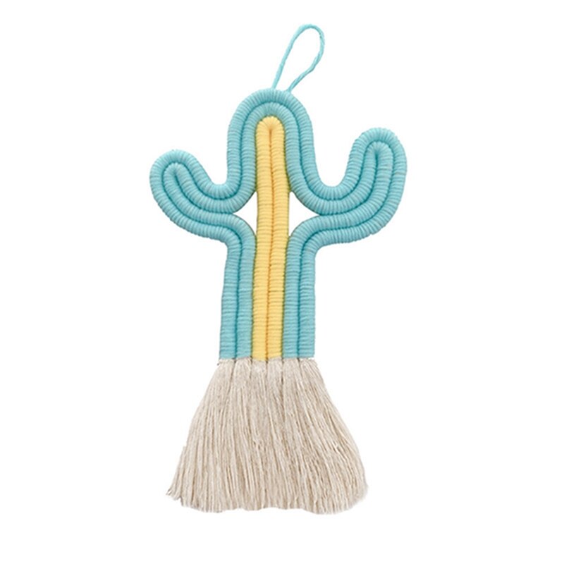 INS Handgemachte Kindergarten Decor Macrame Hängen Wand Dekor Kaktus Ornamente Kinder Bett Room Decor Baby Baby Foto Requisiten Home Decor: S8