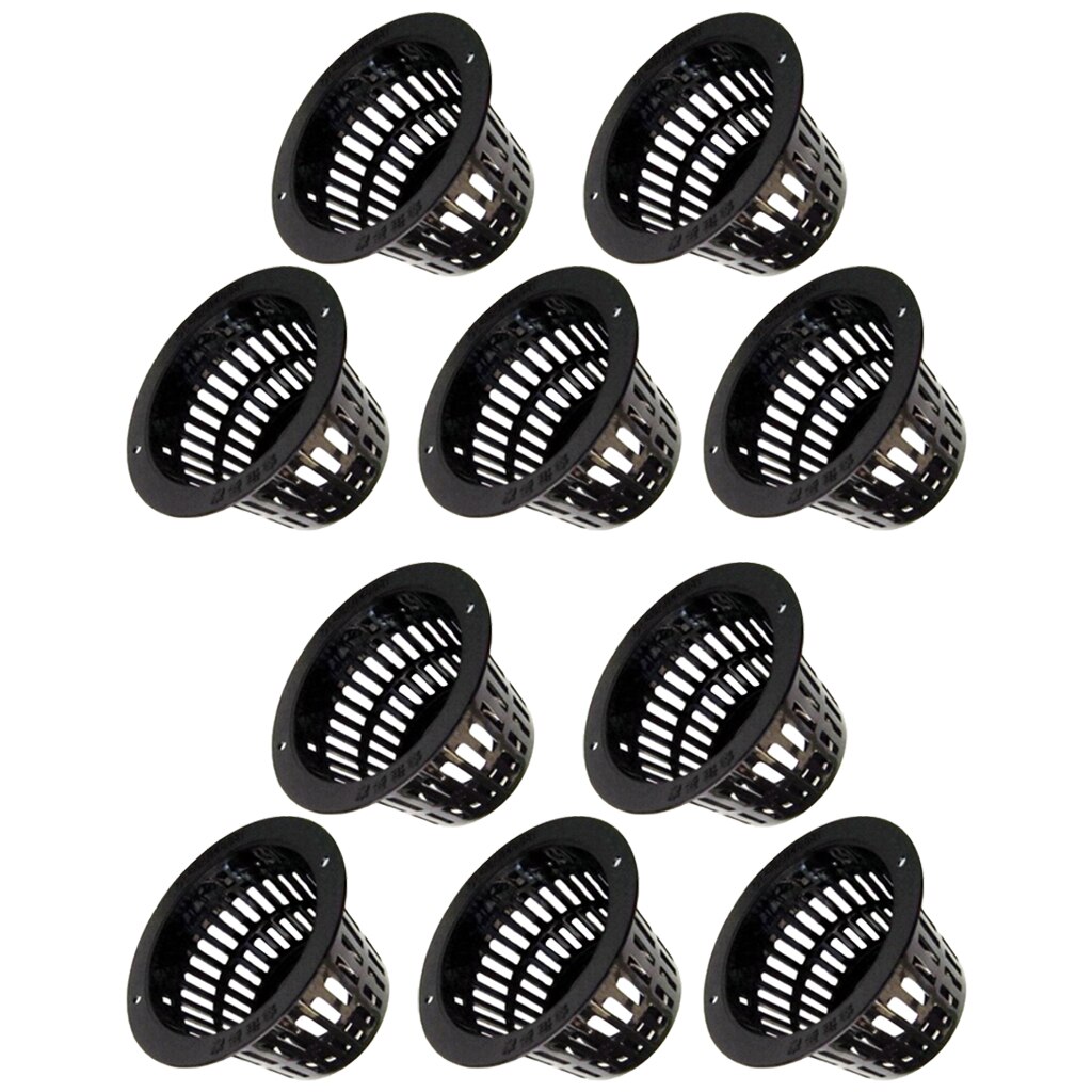 10pcs Plastic Pond Plant Basket Aquarium Aquatic Water Plant Grass Cultivate