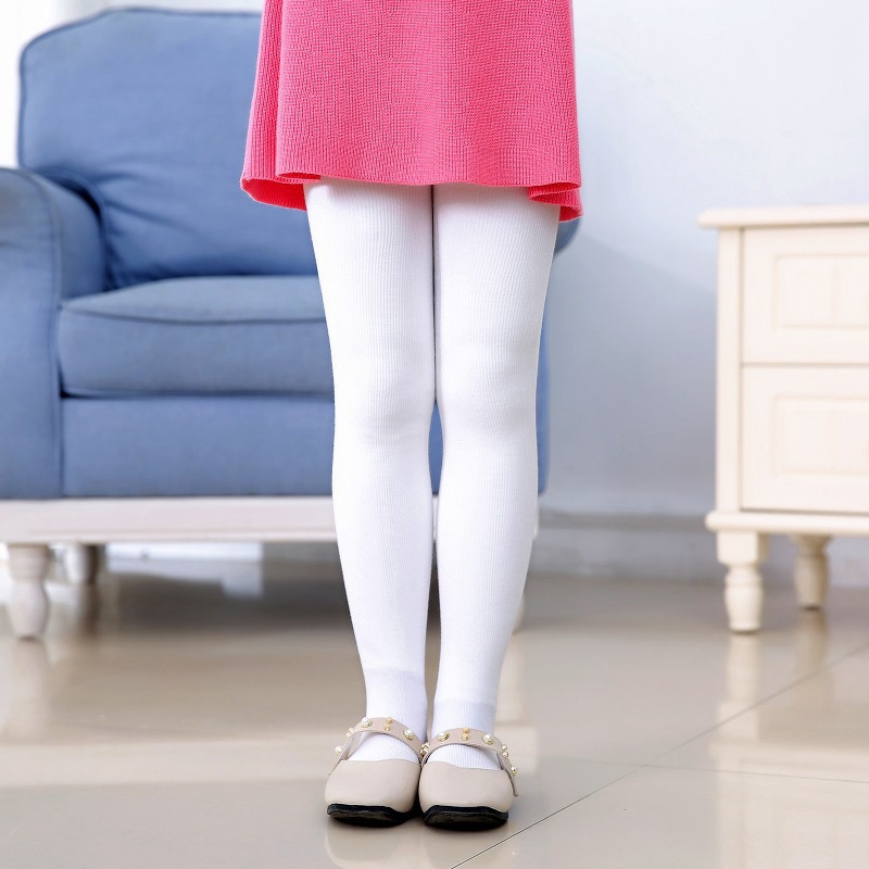Cootelili varm vinter pige leggings varm tyk fløjl fleece bukser børn leggings børn lange bukser pige tøj hvid
