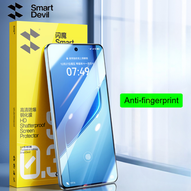 SmartDevil 2/3 PCS Temperd Glass Film for iQOO Neo10 Pro Plus Neo 9 Pro Clear HD Screen Protector Anti-fingerprint