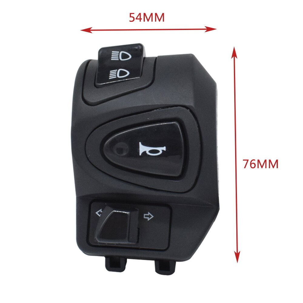 7/8 "22mm Motorrad Griff Bar Schalter Horn Blinker Scheinwerfer Nebel Licht Start Stop Lenker Controller Schalter