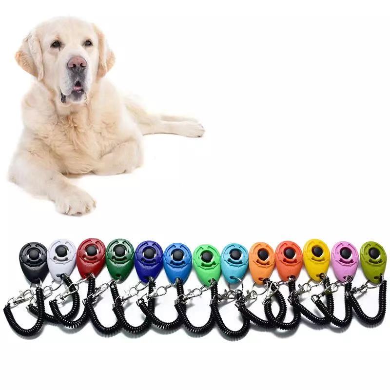 Pet Dog Trainings Personal Sounder Dog Trainer Click Adjustable Sound Plastic Key Chain and Wristband Dog Pet Product
