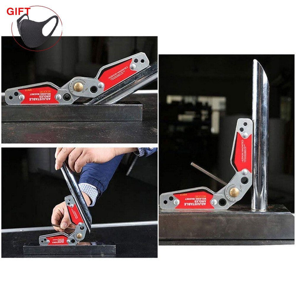 Welding Magnet Adjustable Angle(20°~200°) Welding Holder Welding Fixture Corner Clamp Strong Magnetic Welding Corner Tool