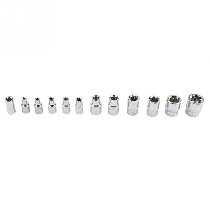 29 PCS/Lot Star Socket Tool Set Hard Steel Mechanical Repair Tool Set Socket Adapter Bit Adapter Repairing Hand Tools